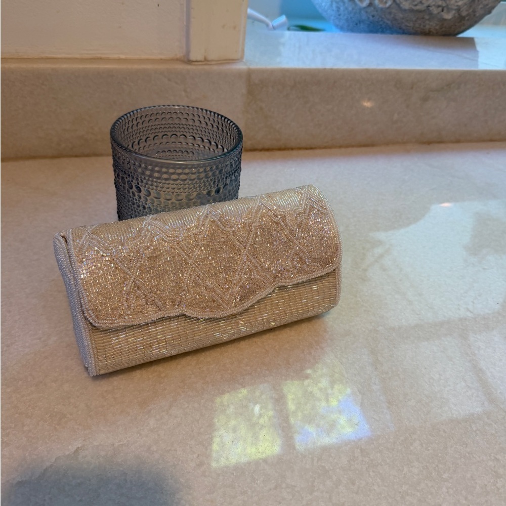 Vintage iridescent Clutch Bag